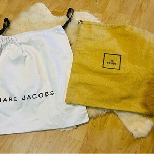 Fendi & Marc Jacobs shoe dust bags